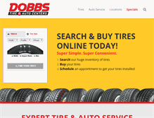 Tablet Screenshot of gotodobbs.com